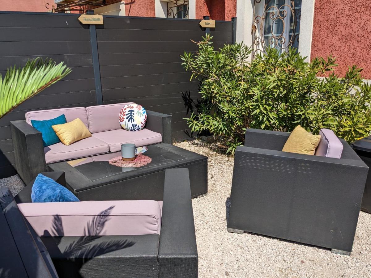 L'Instant Mer - Bord De Mer - Studio Avec Grand Jardin A La Capte 耶尔 外观 照片