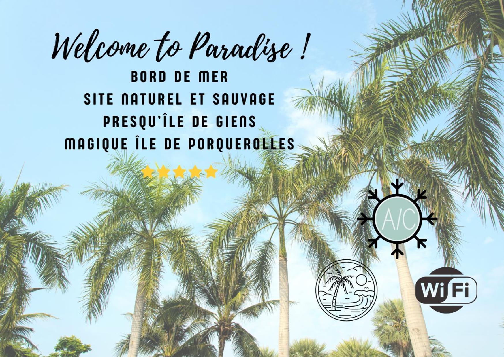 L'Instant Mer - Bord De Mer - Studio Avec Grand Jardin A La Capte 耶尔 外观 照片