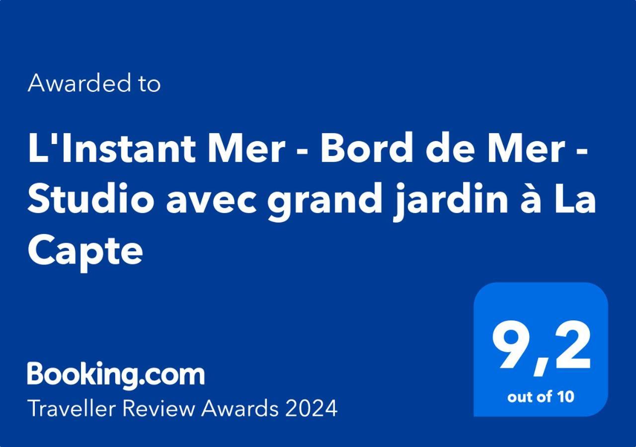 L'Instant Mer - Bord De Mer - Studio Avec Grand Jardin A La Capte 耶尔 外观 照片